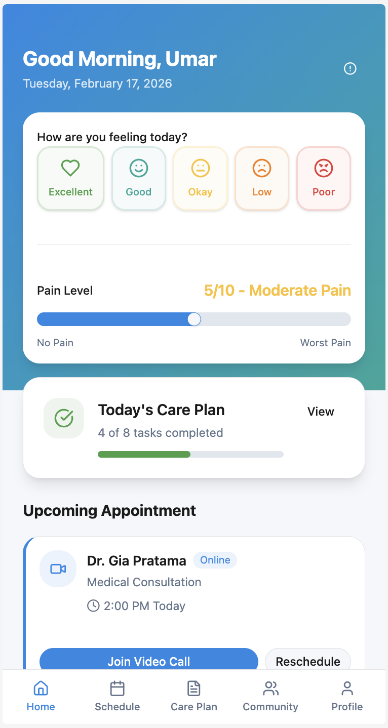 HealSync — Beranda