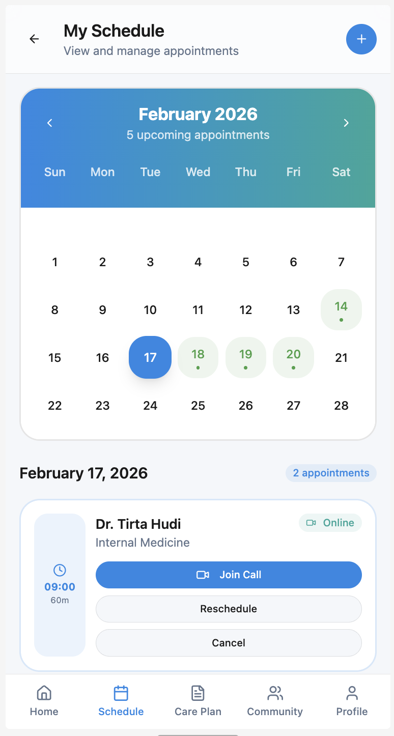 Fluenzia — Jadwal